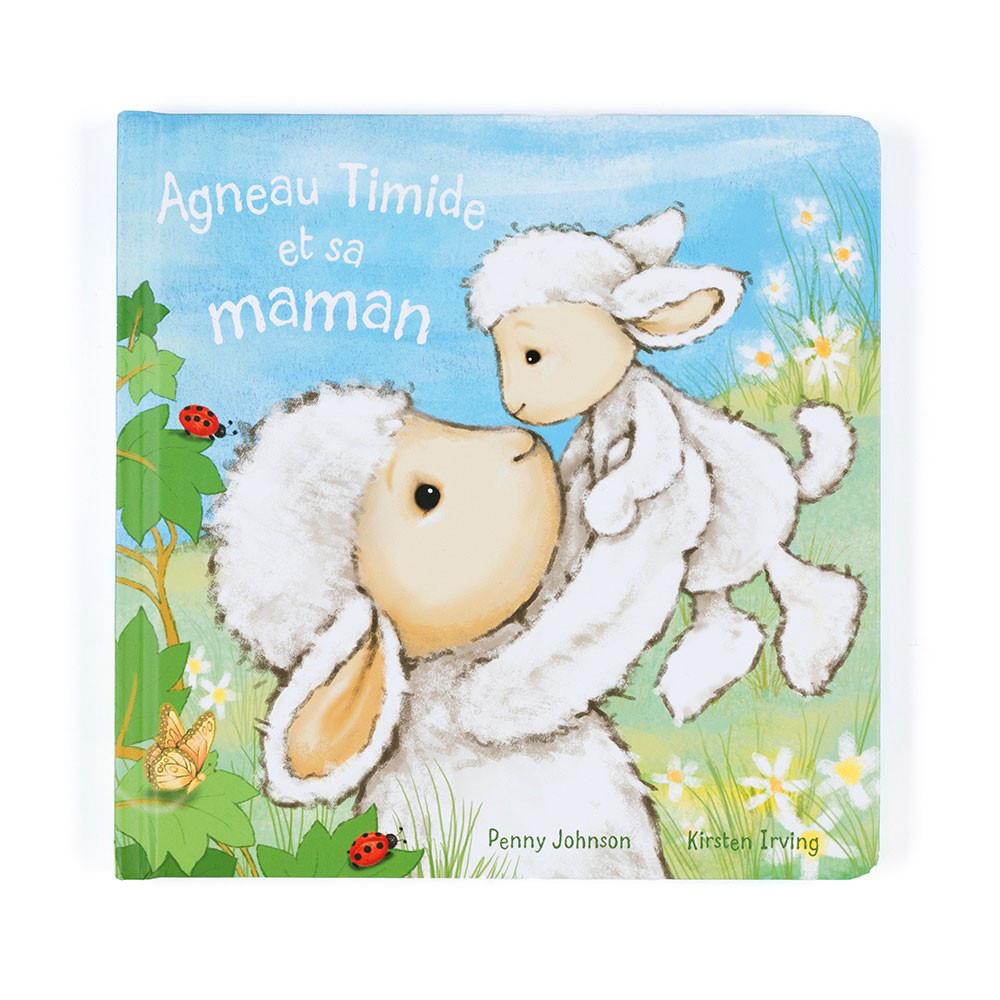 Discover Jellycat Agneau Timide Et Sa Maman Livre and Bashful Lamb Medium Blancos | México  6871XDUAK