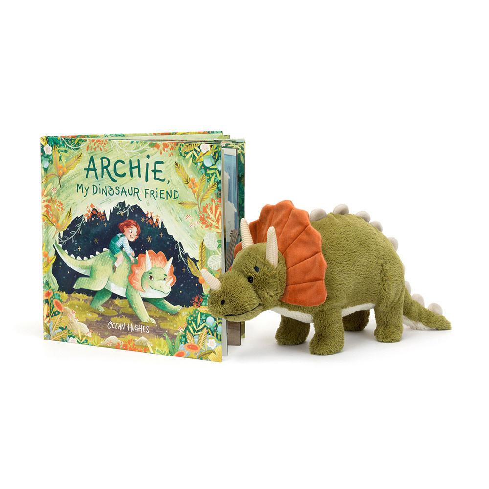 Discover Jellycat Archie, My Dinosaur Friend Book and Archie Dinosaur Verdes | México  4037ESOAF