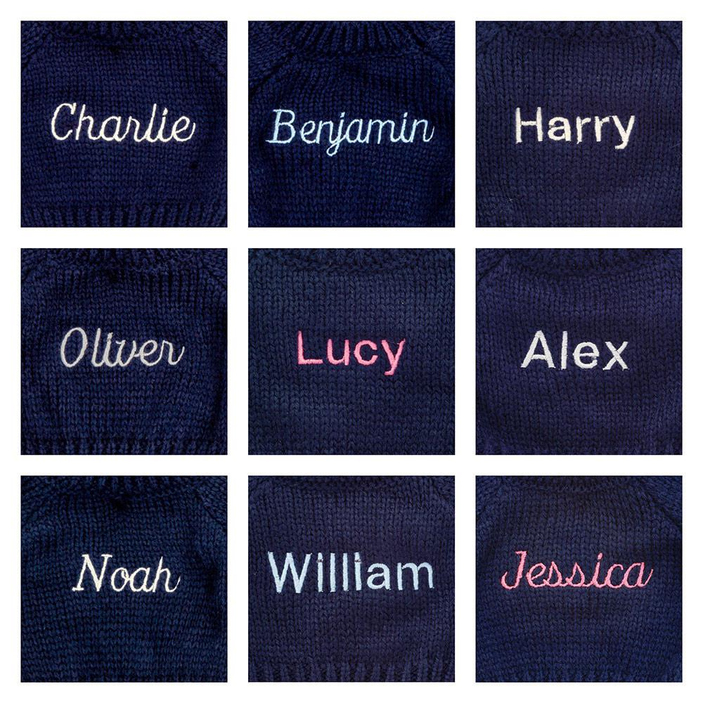 Discover Jellycat Bashful Dusky Bunny with Personalised Navy Jumper 31cm x 12cm x 9cm Azules | México  0526JYSFA