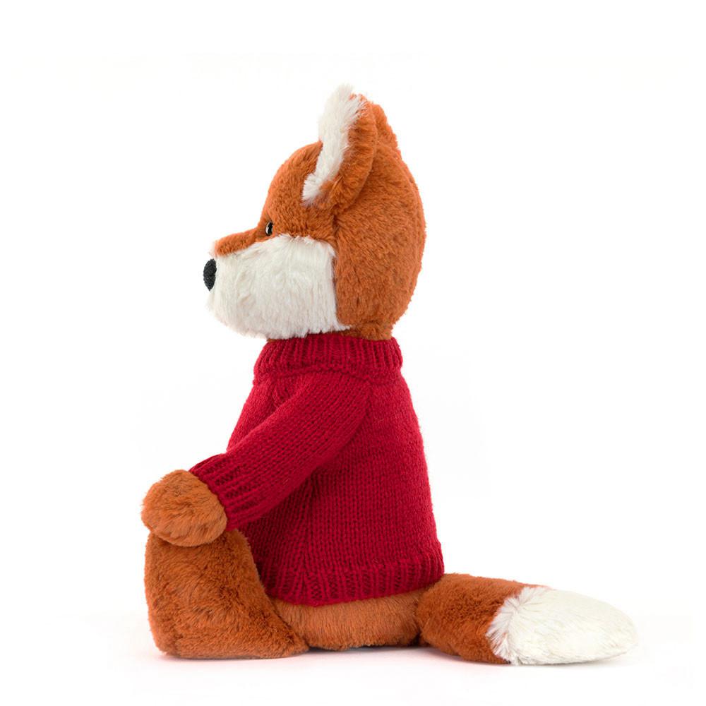 Discover Jellycat Bashful Fox Cub with Personalised Jumper 31cm x 12cm x 9cm Naranjas | México  9607JHSFZ