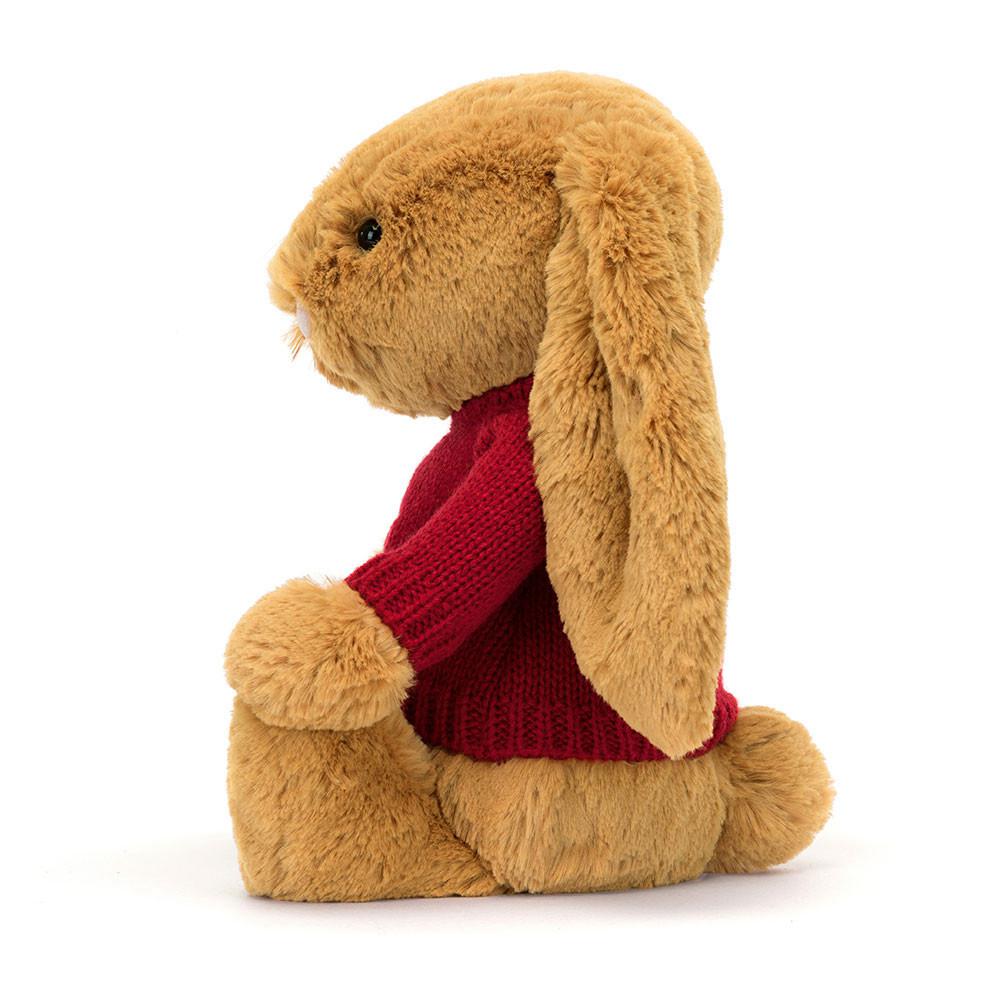 Discover Jellycat Bashful Golden Bunny with Personalised Jumper 31cm x 12cm x 9cm Amarillos | México  7654JMNKZ