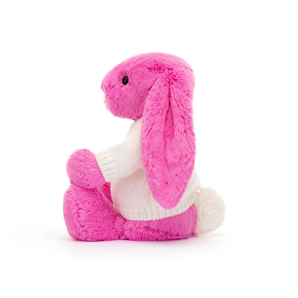 Discover Jellycat Bashful Hot Bunny with Personalised Cream Jumper 31cm x 12cm x 9cm Rosas | México  7342AJYPZ