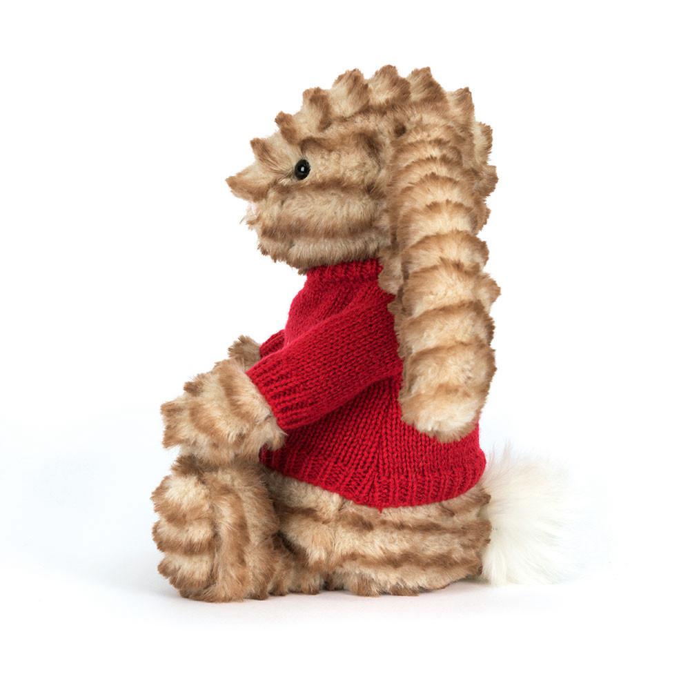 Discover Jellycat Bashful Luxe Bunny Juniper with Personalised Jumper 31cm x 12cm x 9cm Marrom | México  5371ZUEVB