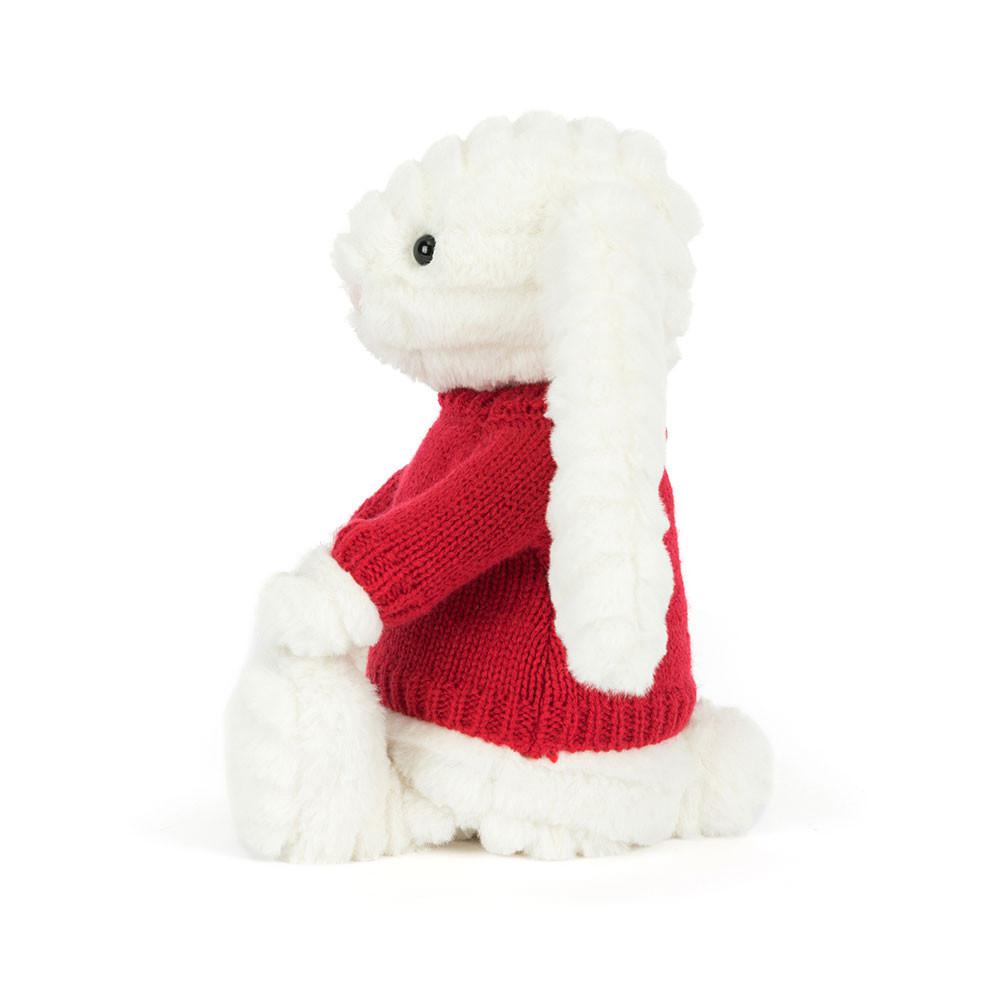 Discover Jellycat Bashful Luxe Bunny Nimbus with Personalised Jumper 31cm x 12cm x 9cm Blancos | México  1296SNUXG