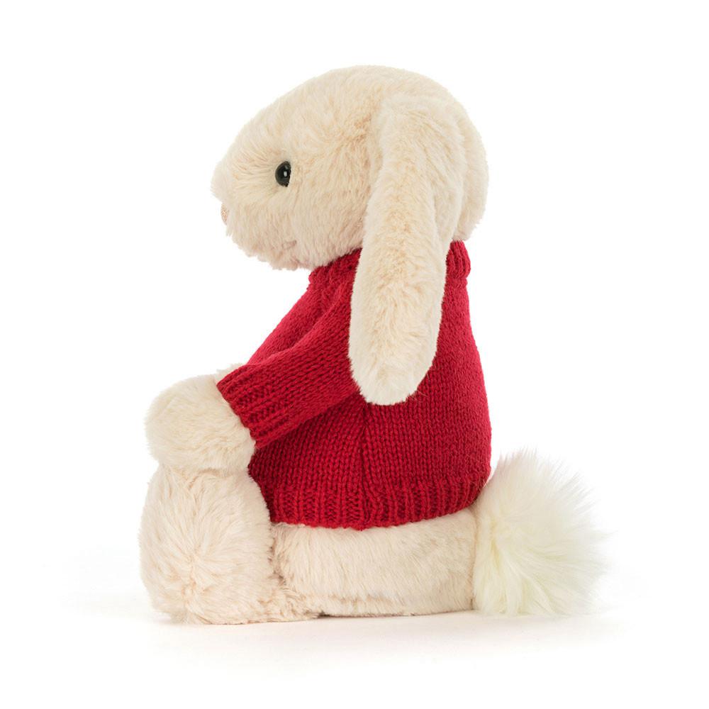 Discover Jellycat Bashful Luxe Bunny Willow with Personalised Jumper 31cm x 12cm x 9cm Beige | México  7465MEVUI
