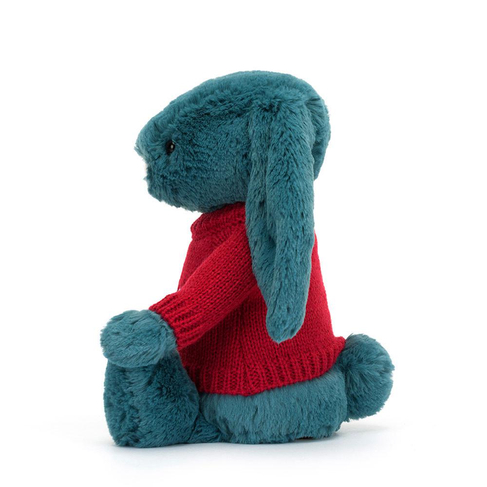 Discover Jellycat Bashful Mineral Bunny with Personalised Jumper 31cm x 12cm x 9cm Azules | México  8045ZERID
