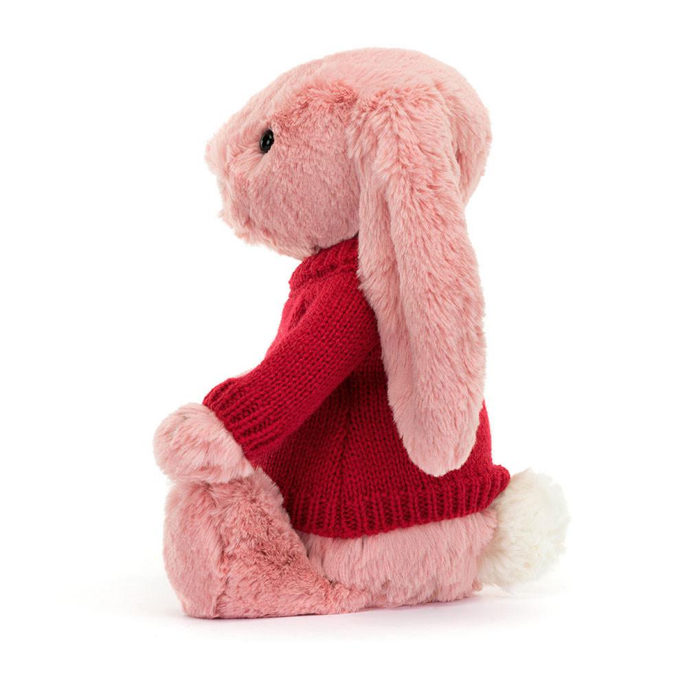 Discover Jellycat Bashful Petal Bunny with Personalised Jumper 31cm x 12cm x 9cm Rosas | México  3245KYXOU