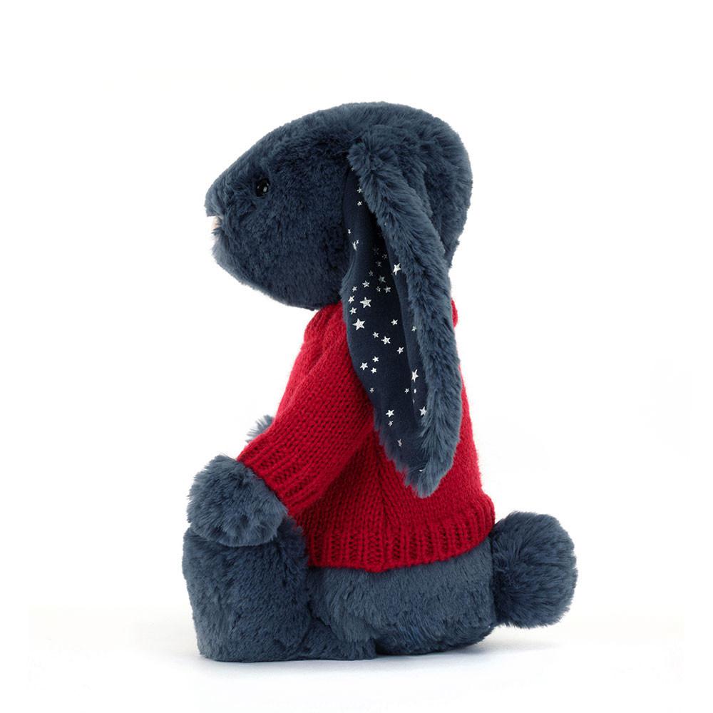 Discover Jellycat Bashful Stardust Bunny with Personalised Jumper 31cm x 12cm x 9cm Azules | México  4173EFLPN