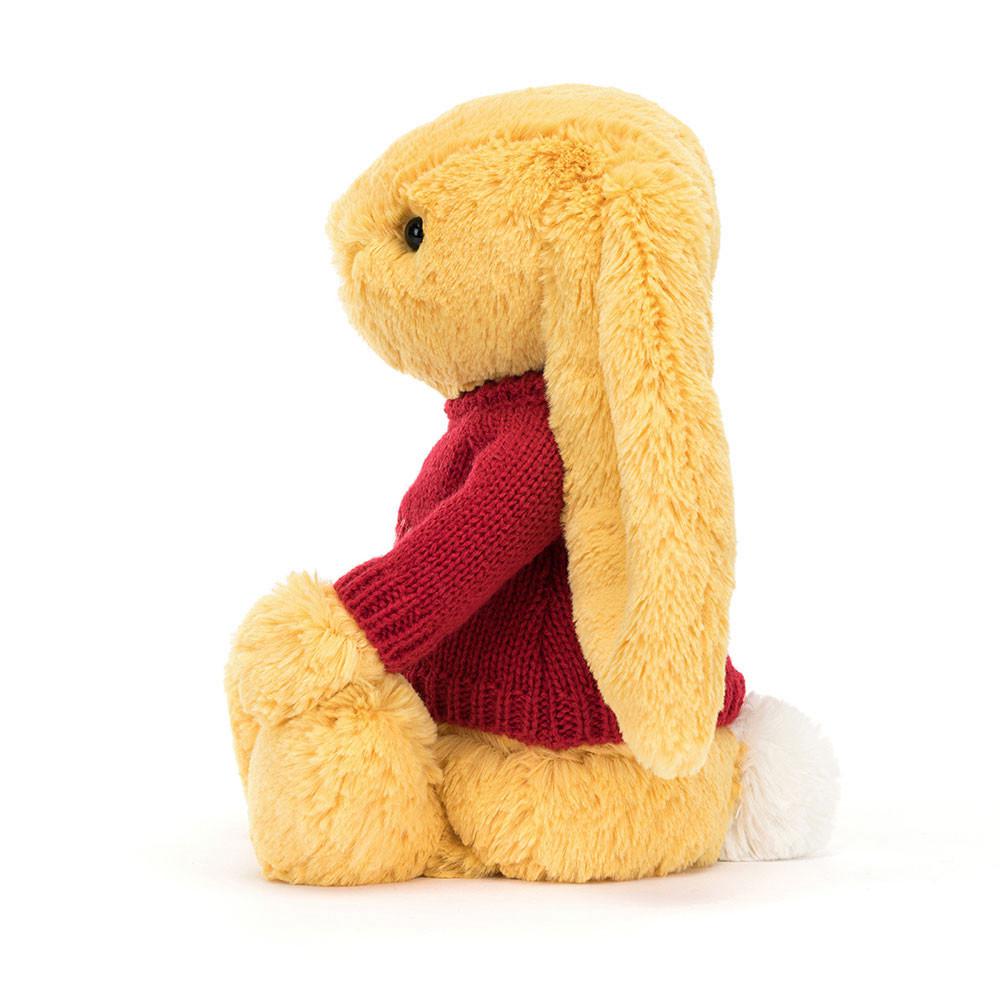 Discover Jellycat Bashful Sunshine Bunny with Personalised Jumper 31cm x 12cm x 9cm Amarillos | México  1382TJXAC