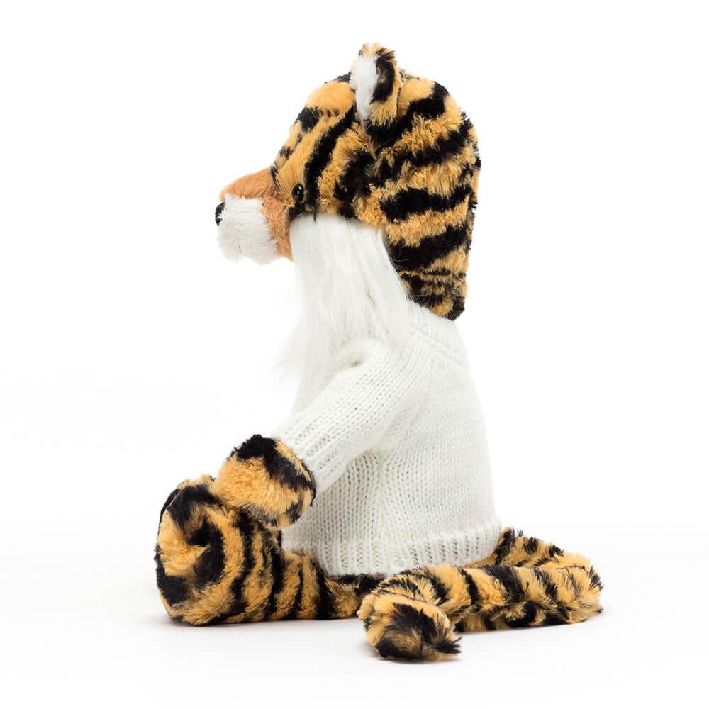 Discover Jellycat Bashful Tiger with Personalised Cream Jumper 31cm x 12cm x 9cm Amarillos | México  3478VOYNB