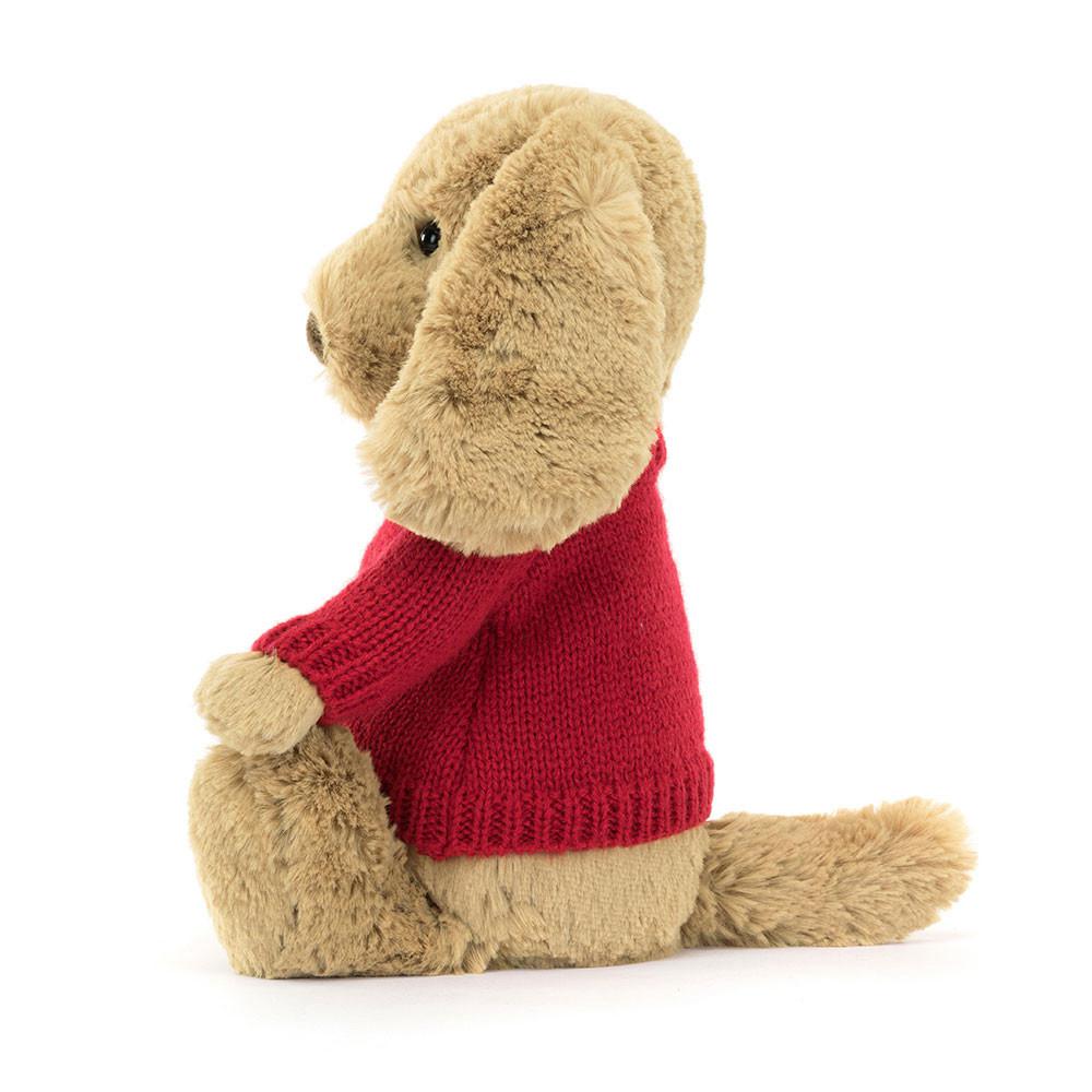 Discover Jellycat Bashful Toffee Puppy with Personalised Jumper 31cm x 12cm x 9cm Marrom | México  9304GDIYV