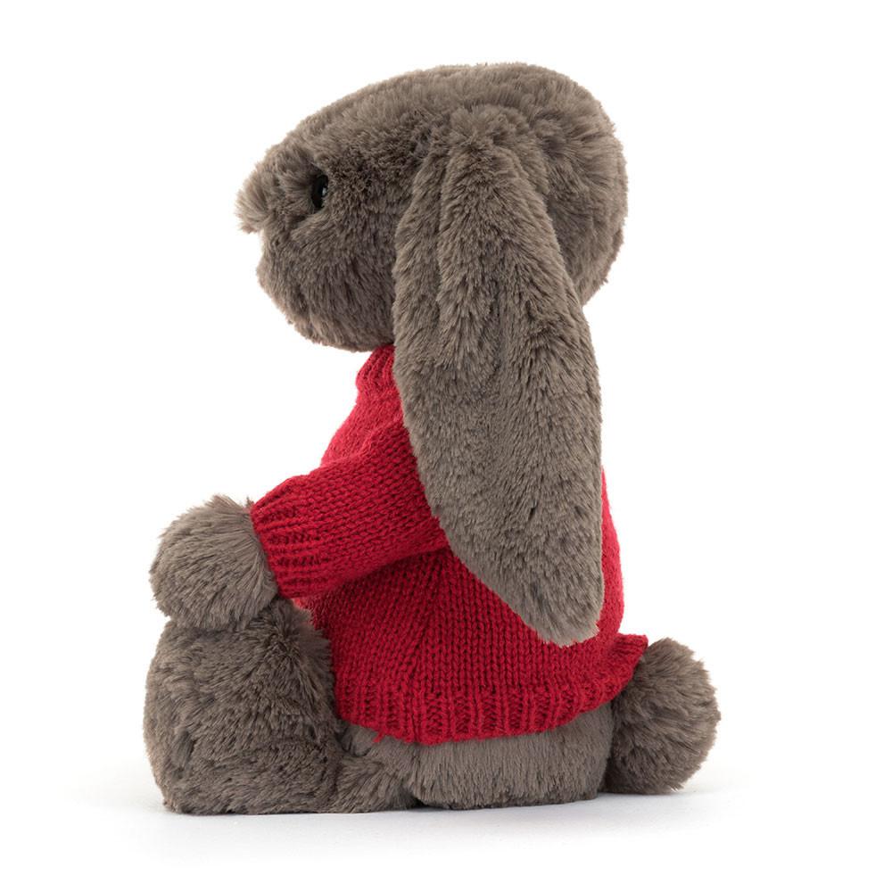 Discover Jellycat Bashful Truffle Bunny with Personalised Jumper 31cm x 12cm x 9cm Marrom | México  3169TWOFU