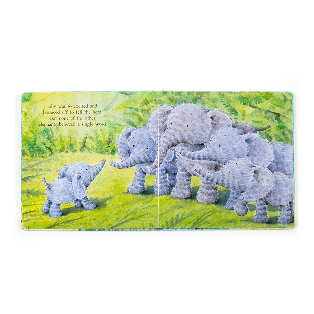 Discover Jellycat Elephants Can't Fly Book and Fuddlewuddle Elephant Medium Azules | México  3681ZTVAX