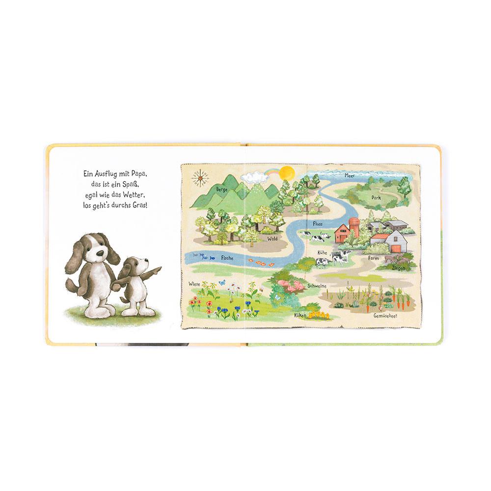 Discover Jellycat Hundchen Schnuck Und Sein Papa Buch and Bashful Fudge Puppy Medium Marrom | México  2948DOFSG