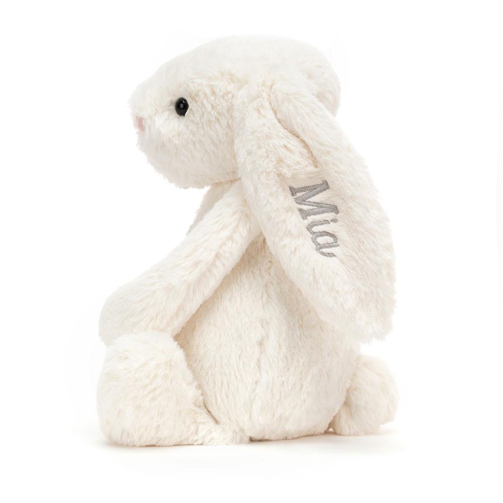 Discover Jellycat Personalised Bashful Cream Bunny Medium 31cm x 12cm x 9cm Blancos | México  6421JHIGW