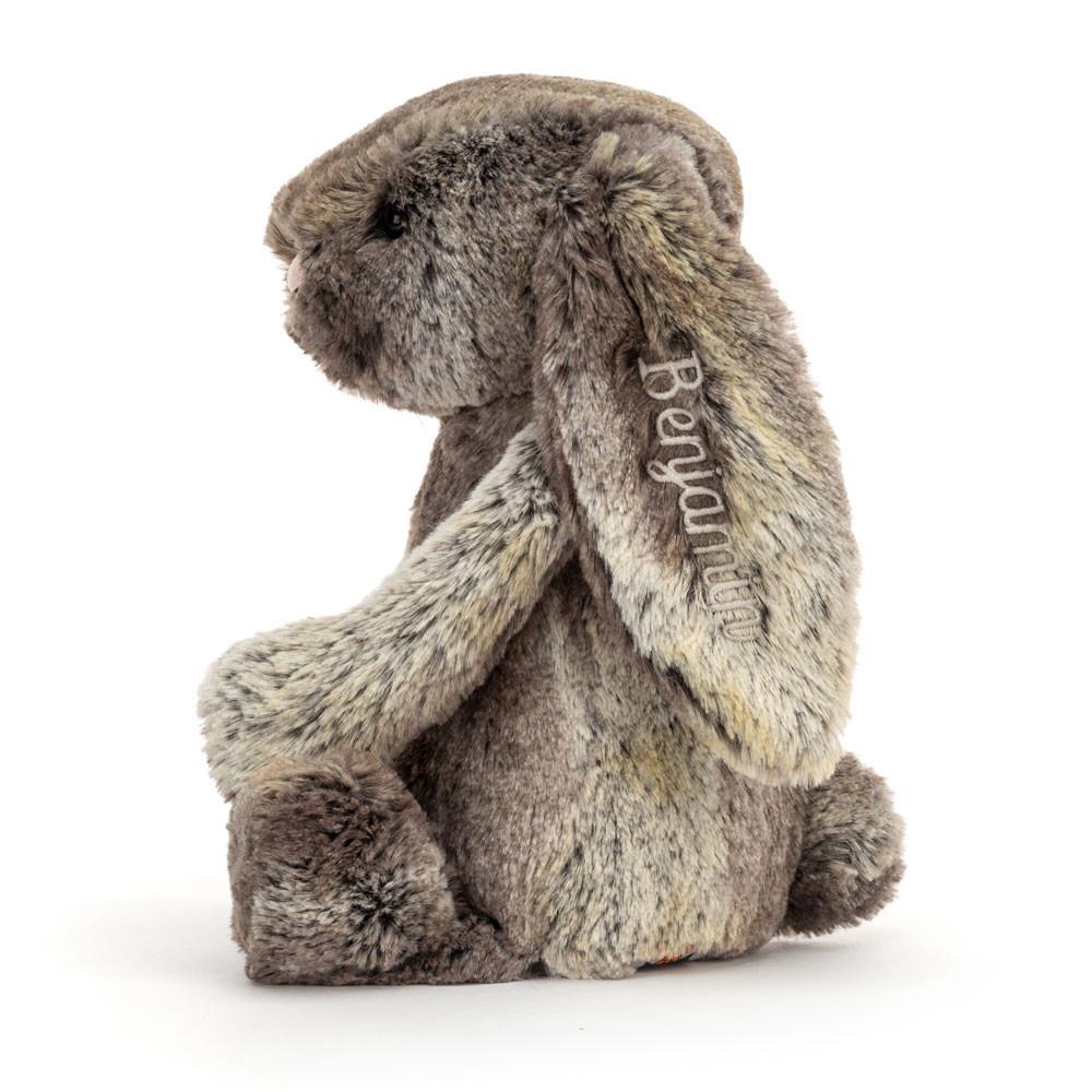 Discover Jellycat Personalised Bashful Cottontail Bunny Medium 31cm x 12cm x 9cm Marrom | México  7095ZVCDF