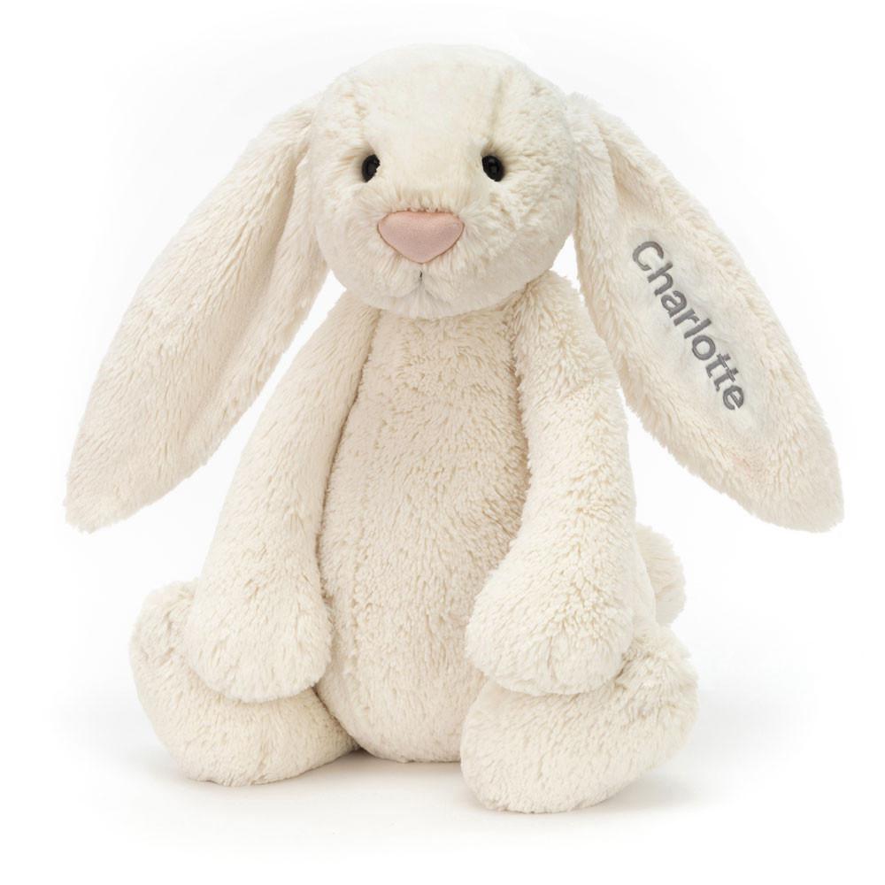 Discover Jellycat Personalised Bashful Cream Bunny Huge 51cm x 21cm x 12cm Blancos | México  6317HYUOX