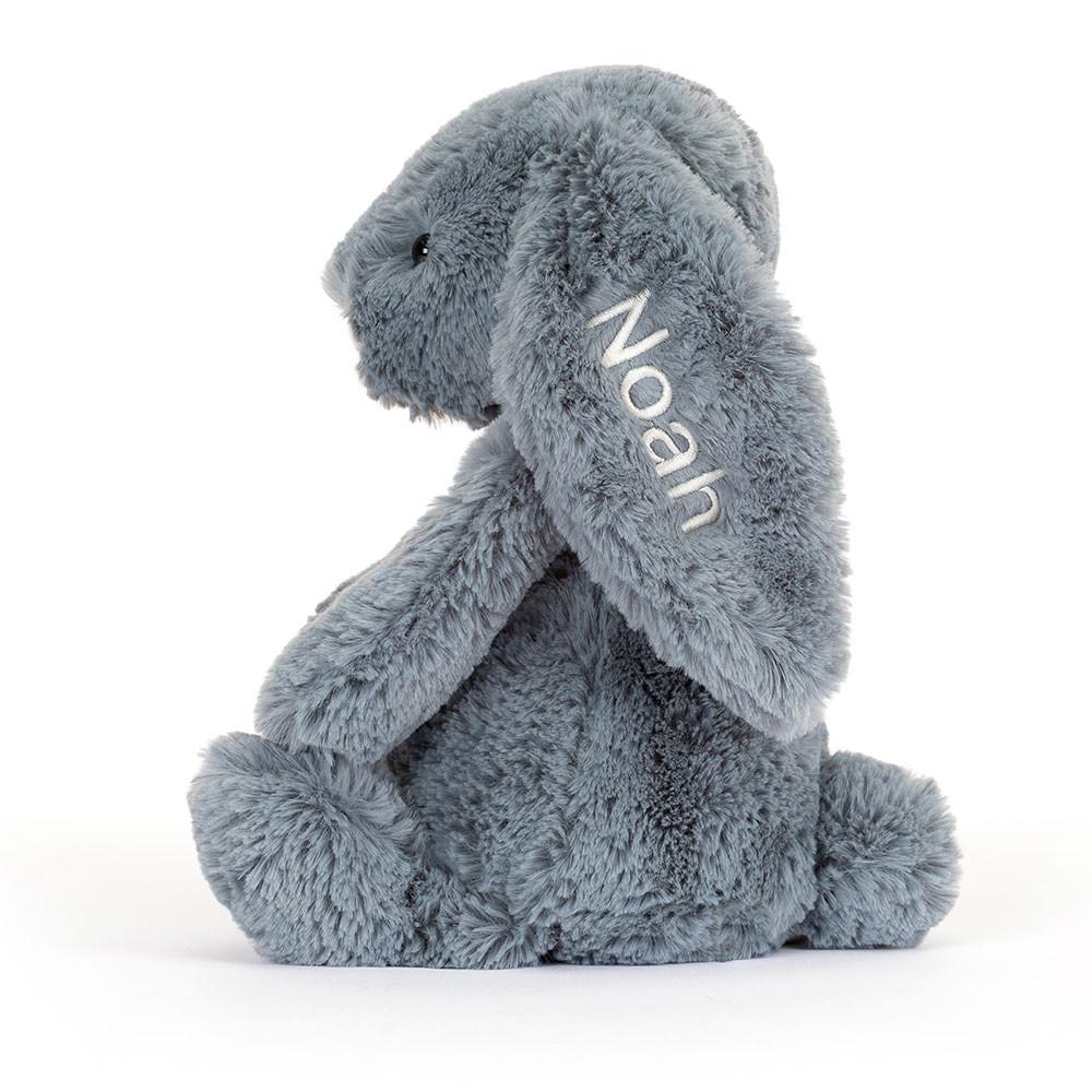Discover Jellycat Personalised Bashful Dusky Bunny Medium 31cm x 12cm x 9cm Azules | México  1290YDWAJ