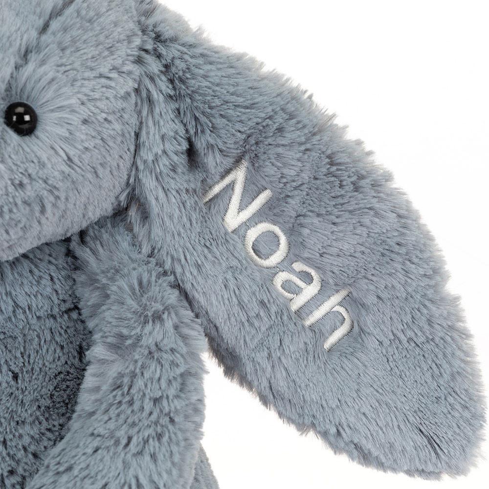 Discover Jellycat Personalised Bashful Dusky Bunny Medium 31cm x 12cm x 9cm Azules | México  1290YDWAJ