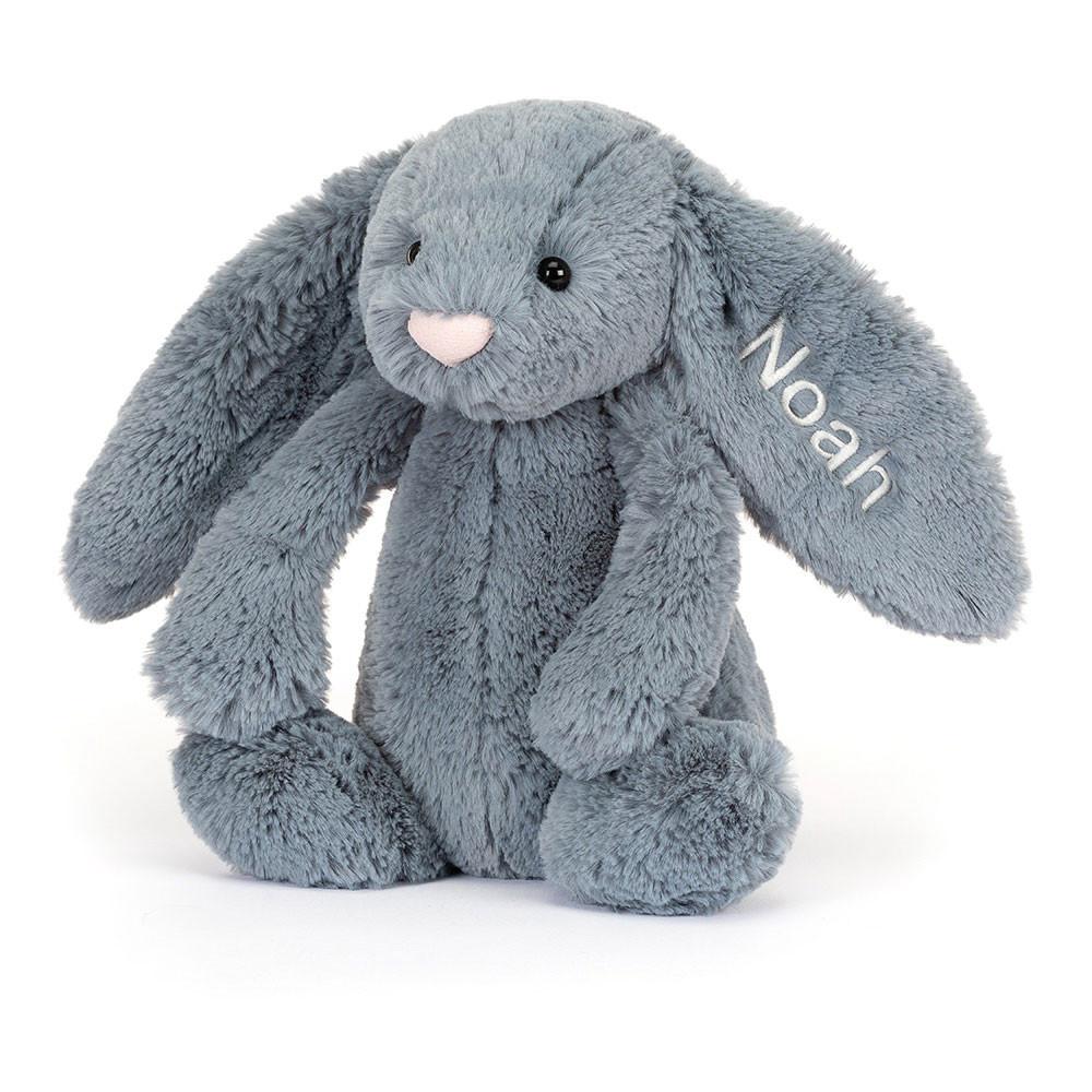 Discover Jellycat Personalised Bashful Dusky Bunny Medium 31cm x 12cm x 9cm Azules | México  1290YDWAJ