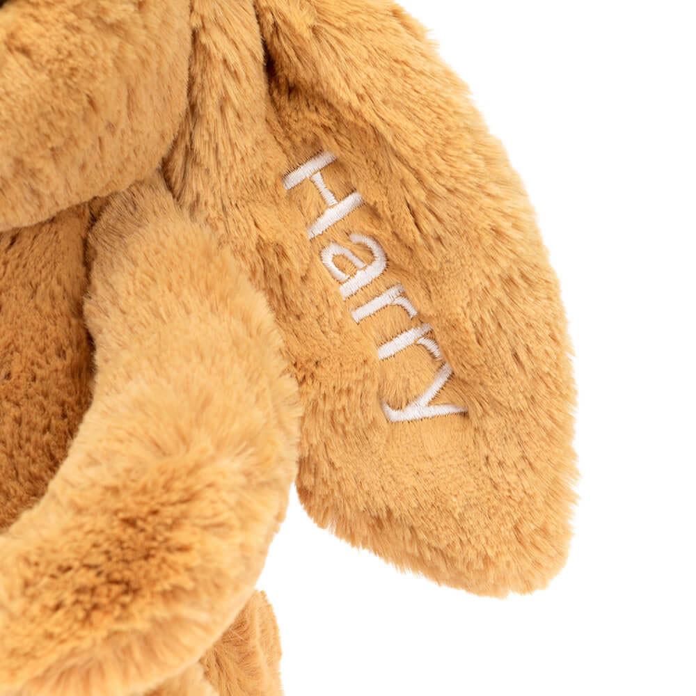 Discover Jellycat Personalised Bashful Golden Bunny Medium 31cm x 12cm x 9cm Amarillos | México  4975GMQFZ