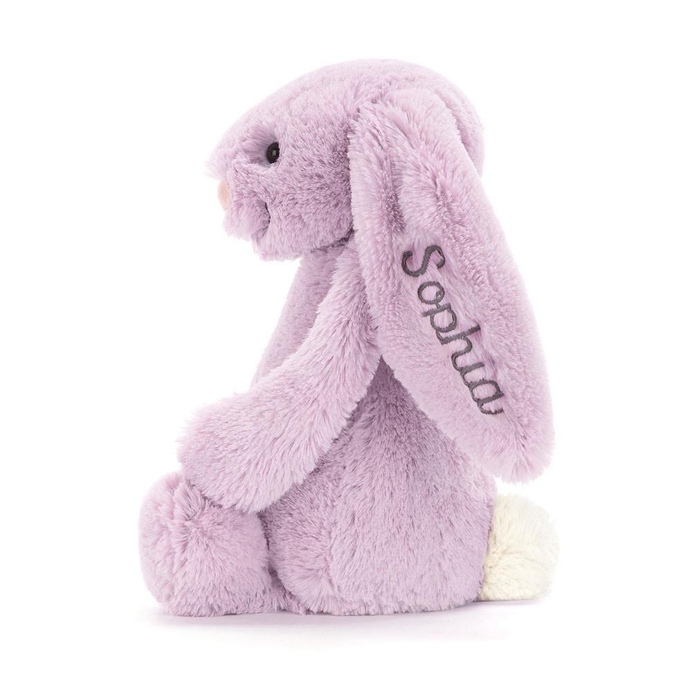 Discover Jellycat Personalised Bashful Lilac Bunny Medium 31cm x 12cm x 9cm Morados | México  9548WSKUB