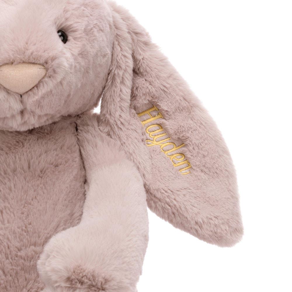 Discover Jellycat Personalised Bashful Luxe Bunny Rosa Huge 51cm x 21cm x 12cm Rosas | México  1569LEFRI
