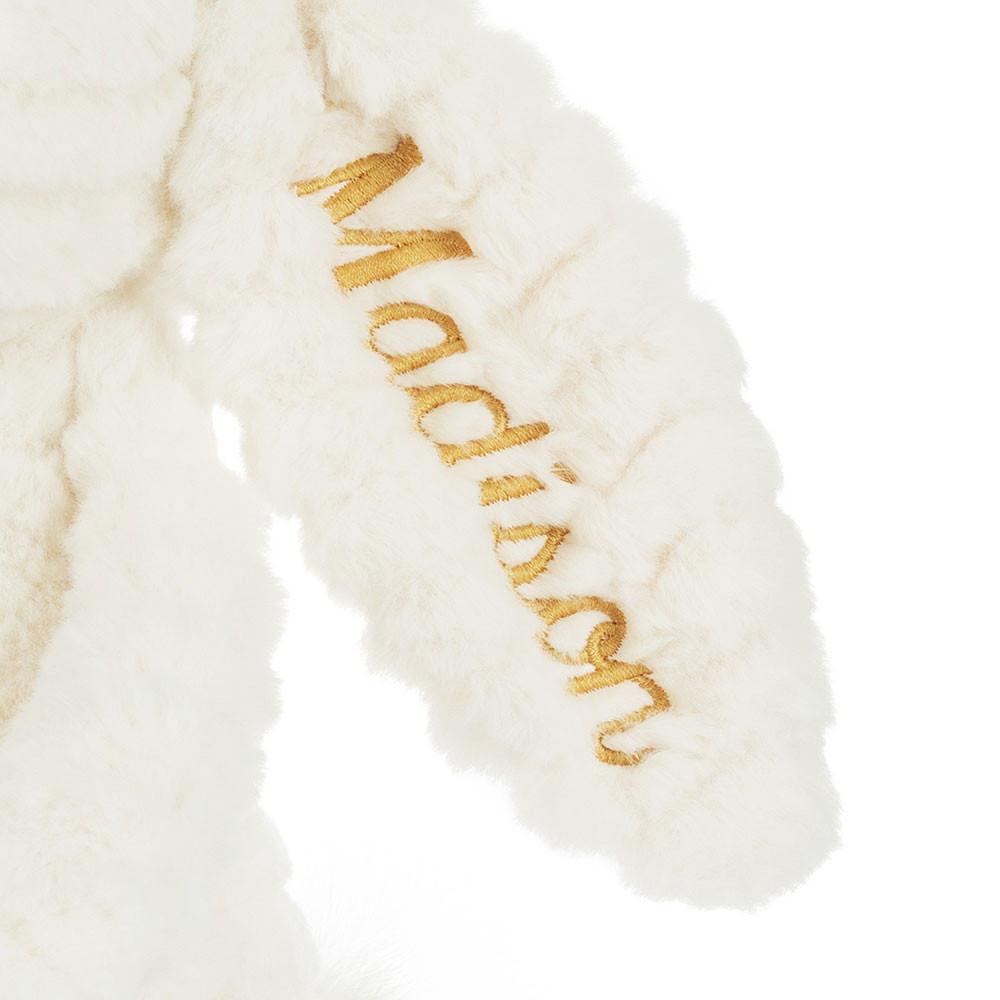 Discover Jellycat Personalised Bashful Luxe Bunny Nimbus 31cm x 12cm x 9cm Blancos | México  2689JXKEI