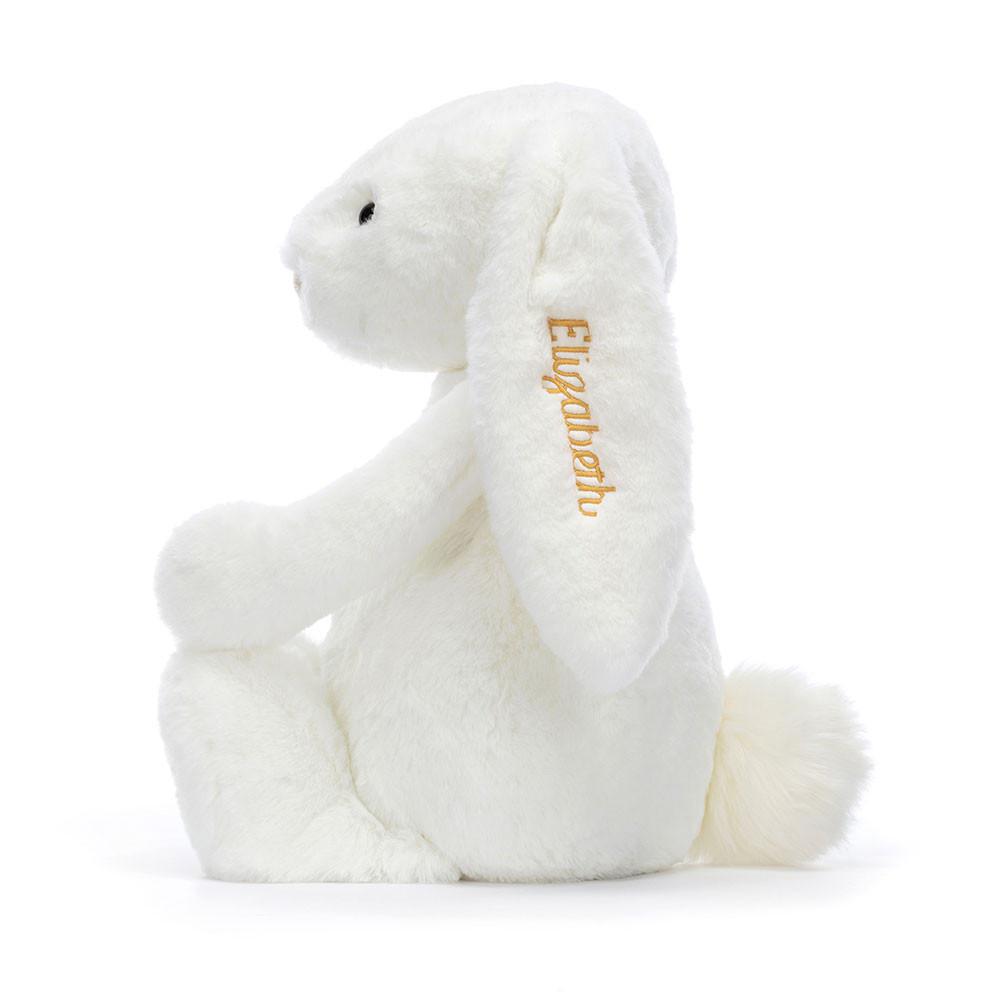 Discover Jellycat Personalised Bashful Luxe Bunny Luna Huge 51cm x 21cm x 12cm Blancos | México  0465HVDUG
