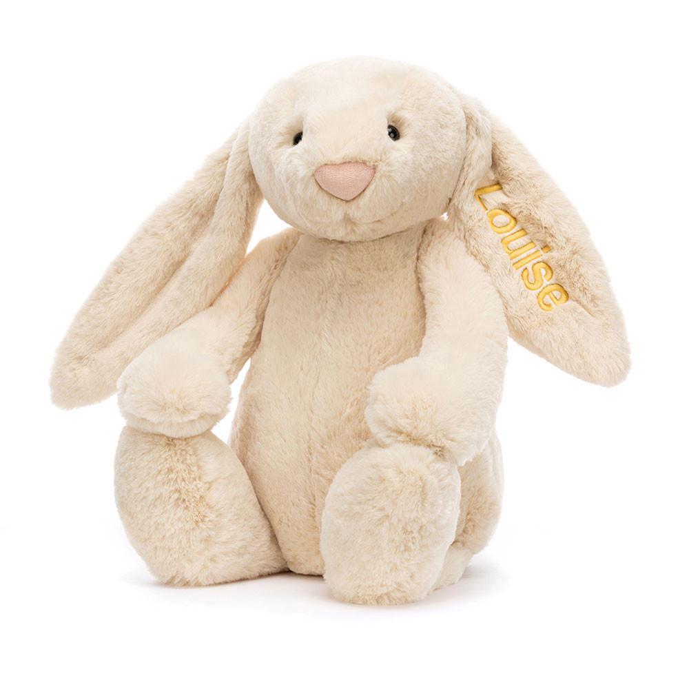 Discover Jellycat Personalised Bashful Luxe Bunny Willow Huge 51cm x 21cm x 12cm Beige | México  2853XRWNE