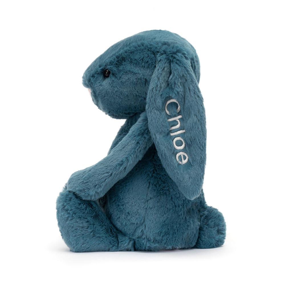 Discover Jellycat Personalised Bashful Mineral Bunny Medium 31cm x 12cm x 9cm Azules | México  4283WPQYH