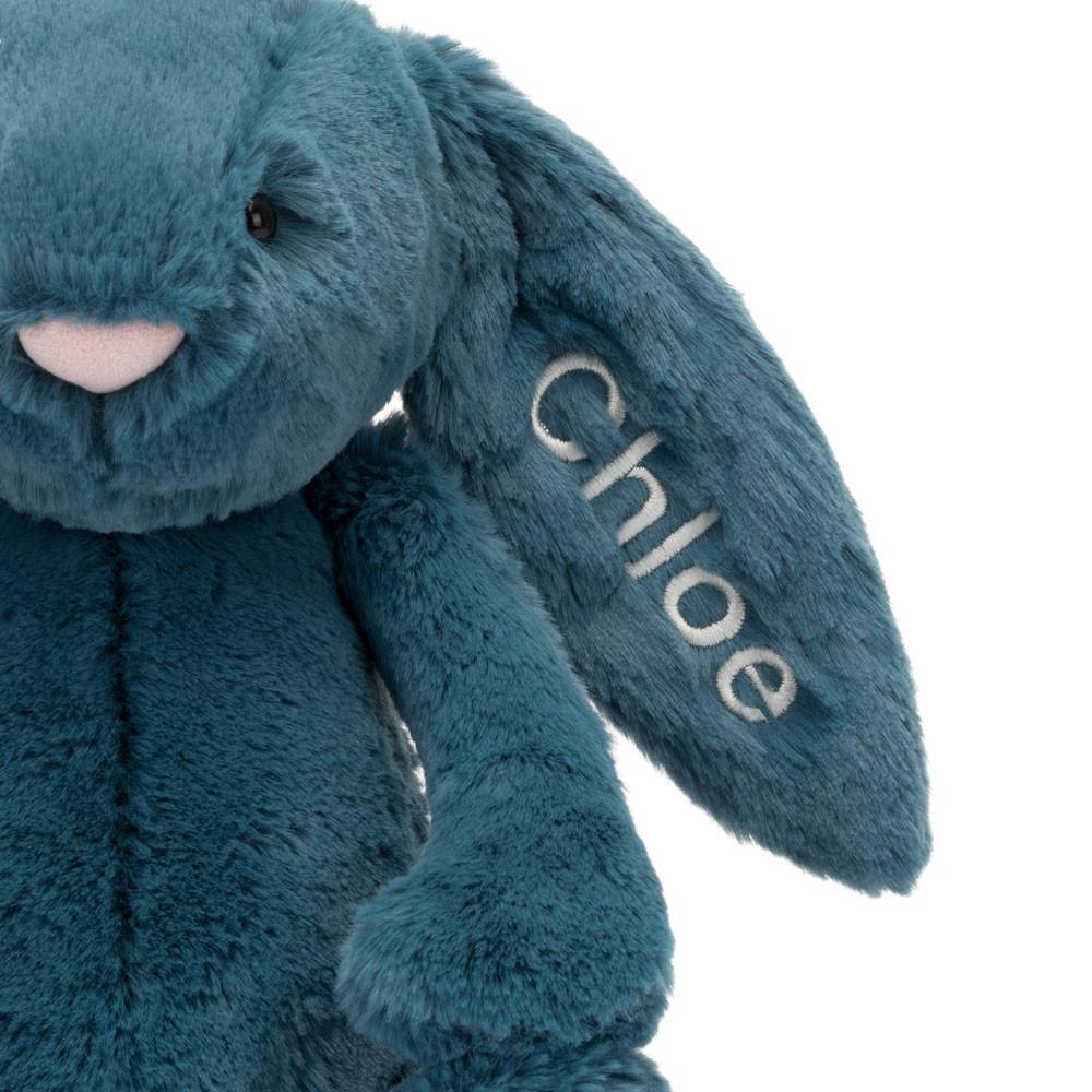 Discover Jellycat Personalised Bashful Mineral Bunny Medium 31cm x 12cm x 9cm Azules | México  4283WPQYH