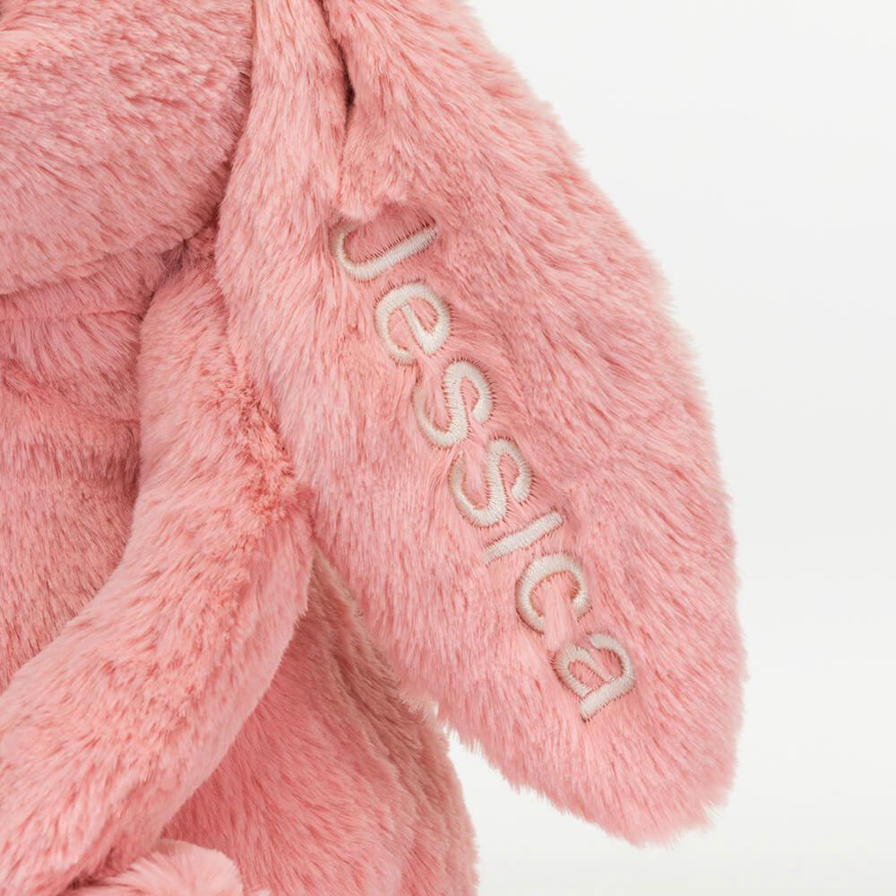 Discover Jellycat Personalised Bashful Petal Bunny Medium 31cm x 12cm x 9cm Rosas | México  7806CUOYS