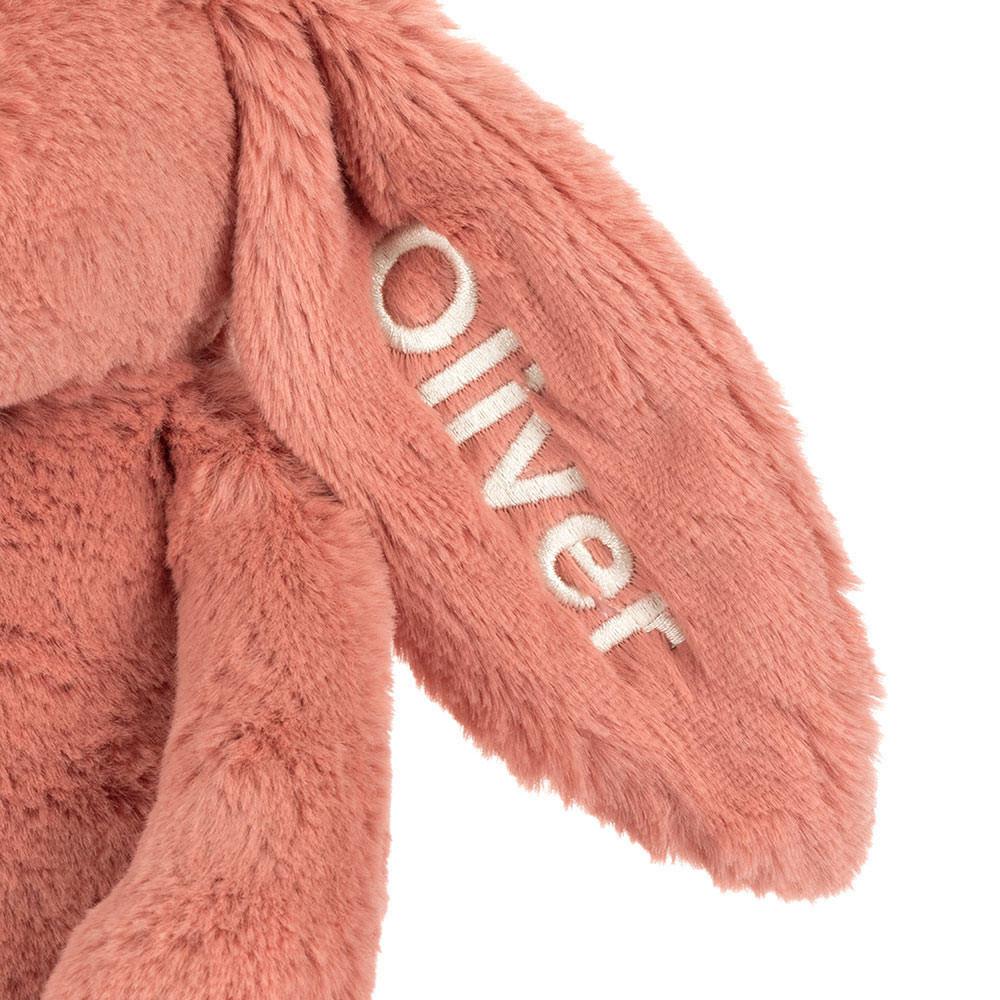 Discover Jellycat Personalised Bashful Sorrel Bunny Medium 31cm x 12cm x 9cm Naranjas | México  7092NAOHD