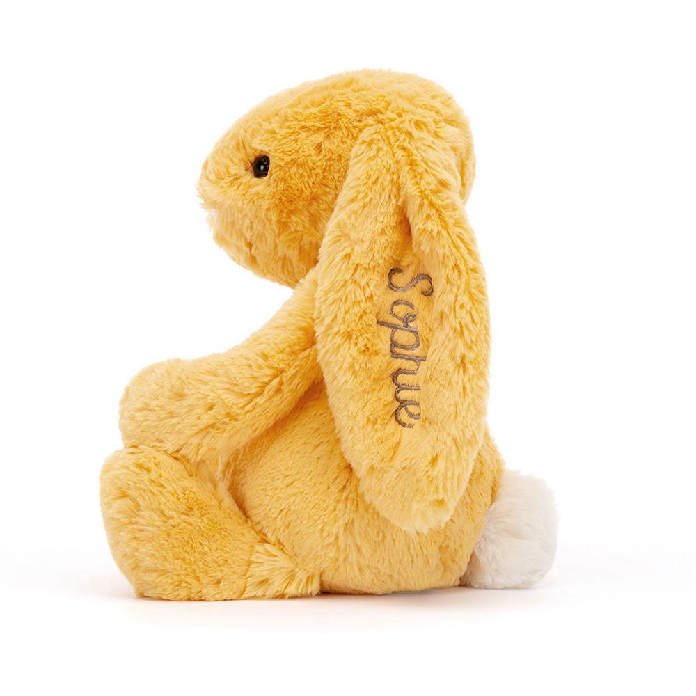 Discover Jellycat Personalised Bashful Sunshine Bunny Medium 31cm x 12cm x 9cm Amarillos | México  5148GRJTU