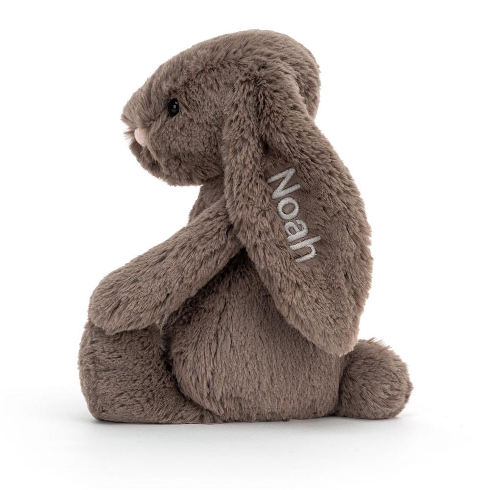 Discover Jellycat Personalised Bashful Truffle Bunny Medium 31cm x 12cm x 9cm Marrom | México  3215HOIKE