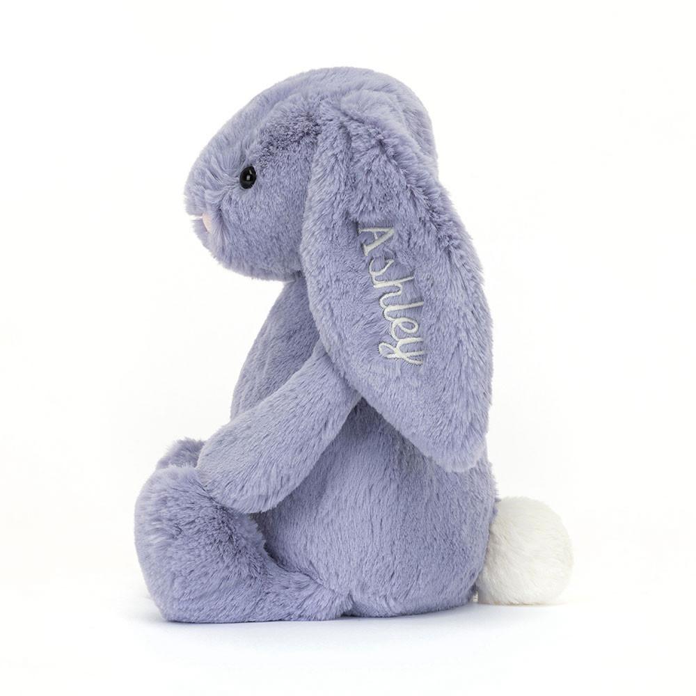 Discover Jellycat Personalised Bashful Viola Bunny Medium 31cm x 12cm x 9cm Morados | México  6048LWZVM