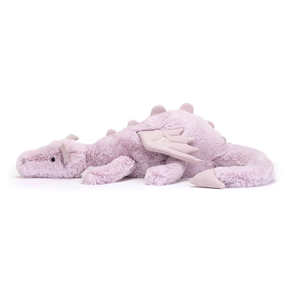 Discover Jellycat Personalised Lavender Dragon Huge 19cm x 20cm x 66cm Morados | México  6914ELZAI