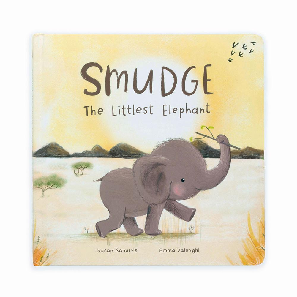 Discover Jellycat Smudge the Littlest Elephant Book and Smudge Elephant Medium Grises | México  1360MKBXO