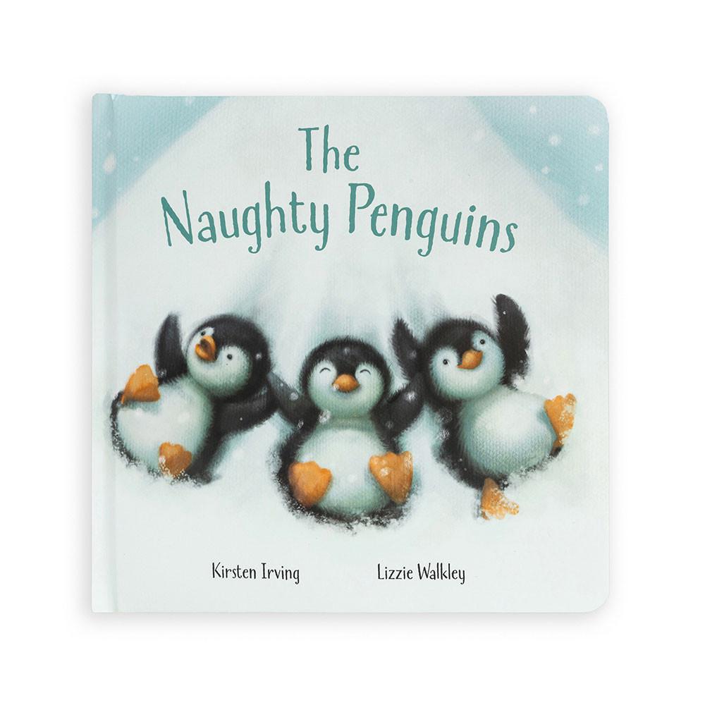 Discover Jellycat The Naughty Penguins Book and Peanut Penguin Medium Negros | México  5673NJTUY
