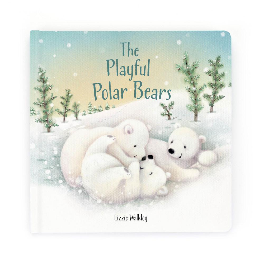 Discover Jellycat The Playful Polar Bears Book and Perry Polar Bear Small Blancos | México  7968XNKQE
