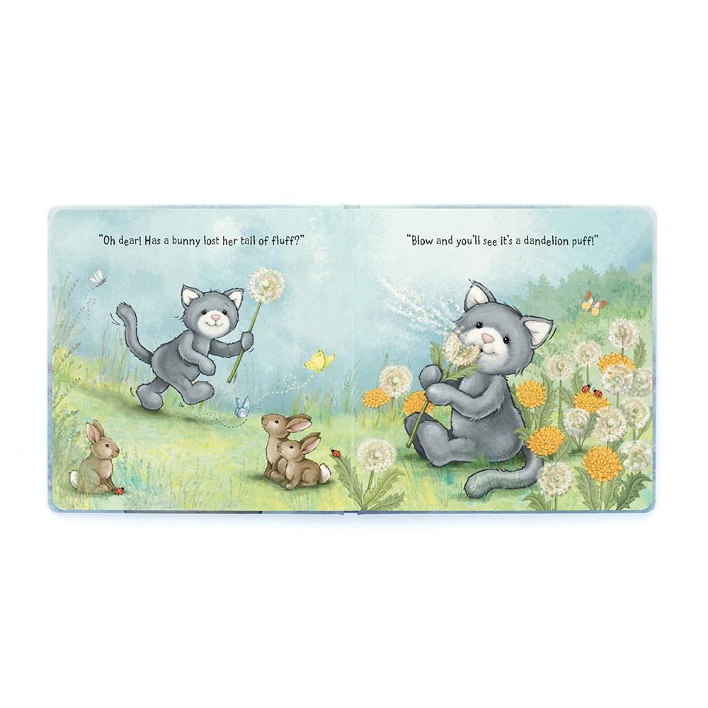 Discover Jellycat When I Wonder Book and Bashful Kitty Medium Grises | México  7059EDLJI